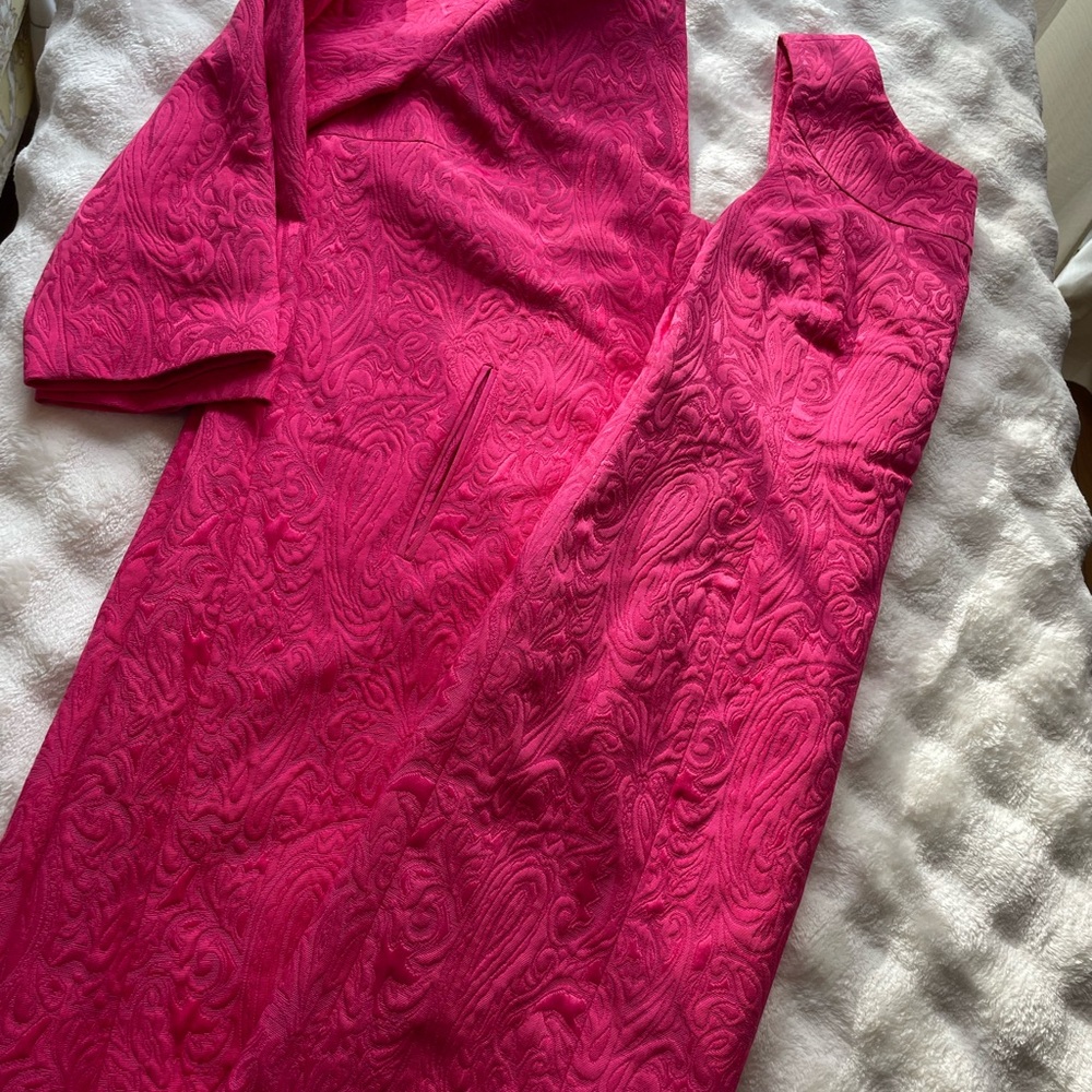 Talbots Pink Textured Dress